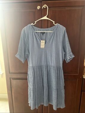 Flag & Anthem Light Blue Dress with Pocket